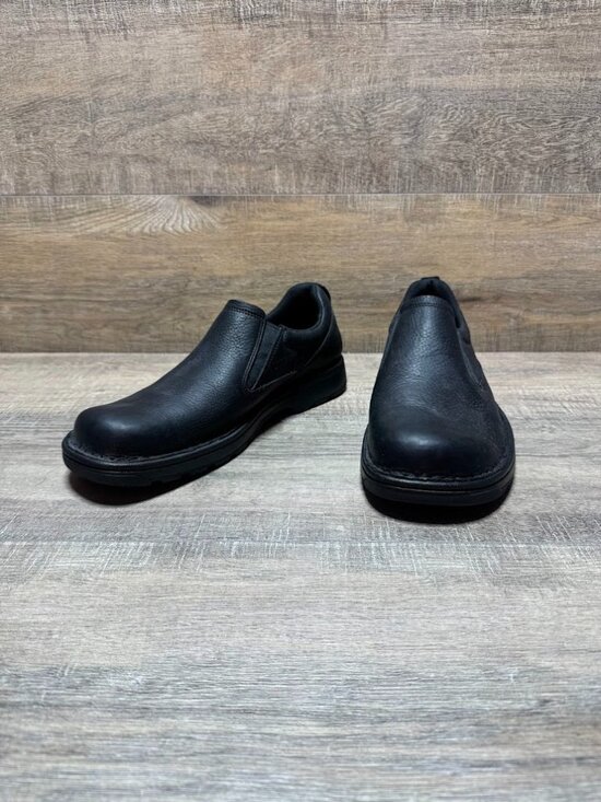 Merrell Worl Legend 2 Black Leather Slip On Shoes Men\'s Size 10
